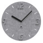 Orologio da parete PET effetto 3D Ø55cm grigio Alba
